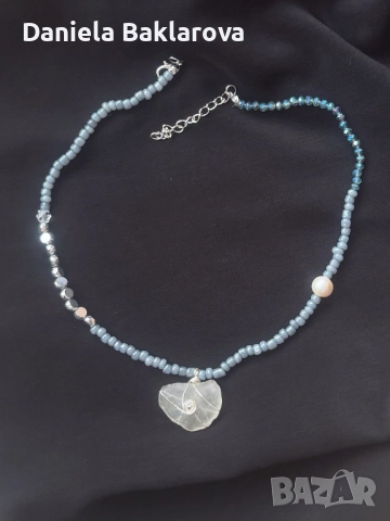 Колиета и гривни от естествени камъни, кристали, перли и стомана, снимка 10 - Колиета, медальони, синджири - 52033967