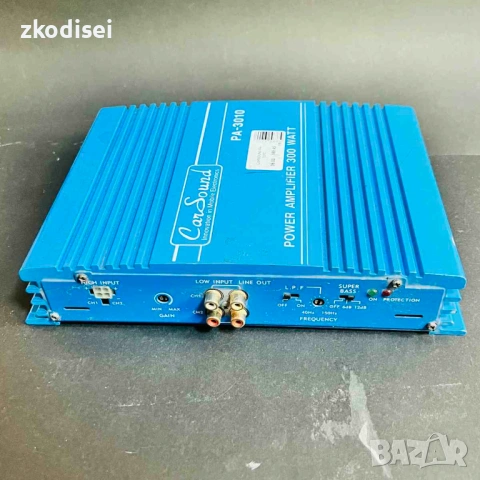 Авто усилвател CARSOUND PA-3010, снимка 2 - Ресийвъри, усилватели, смесителни пултове - 53942495