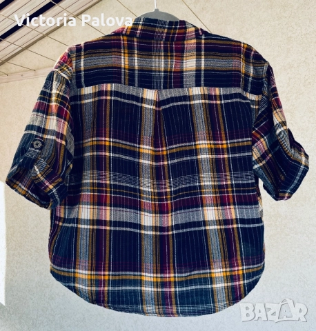 Модерна къса  риза кроп I LOVE H 81 USA, снимка 12 - Ризи - 51714361