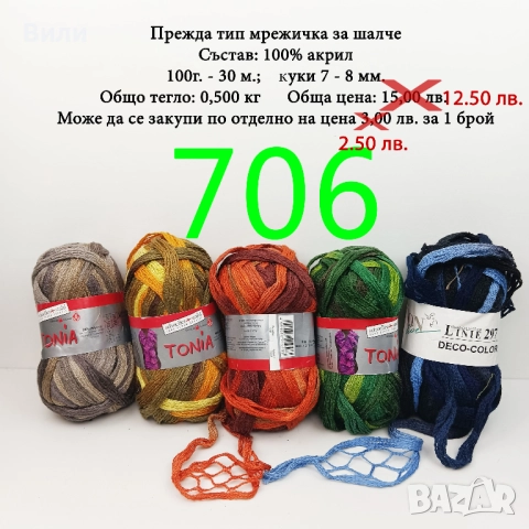 Остатъци от прежди различни по състав, снимка 6 - Други - 38749094