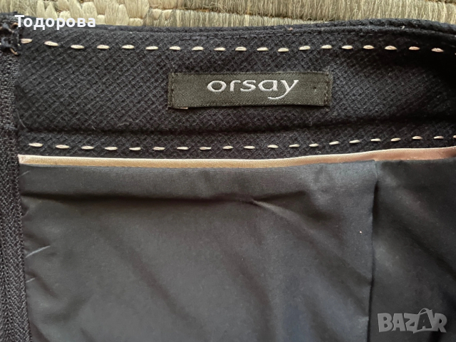 Тъмносин костюм сако и пола Orsay, снимка 6 - Костюми - 54090860