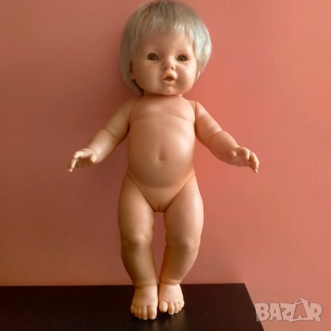  Кукла Бебе Berjusa Испания Момиченце Маркировка 50 см, снимка 12 - Колекции - 46430319