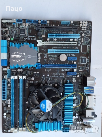 Asus P8Z77-V PRO/THUNDERBOLT/Z77/  LGA1155, снимка 16 - Дънни платки - 52013203