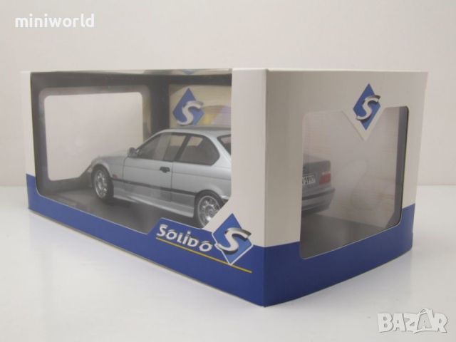 BMW E36 M3 1990 - мащаб 1:18 на Solido модела е нов в кутия, снимка 10 - Колекции - 43177873