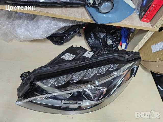 Ляв фар Mercedes W205 LED lqv far мерцедес 205 лед, снимка 4 - Части - 51241900