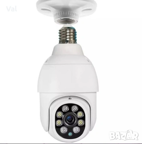 Куполна камера тип крушка 2MP Full HD 360°, снимка 4 - HD камери - 54274645