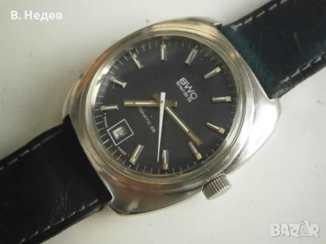 BWC automatic, ETA 2783, 25 jewels, 37 mm, Swiss, TOP!, снимка 2 - Мъжки - 46909838