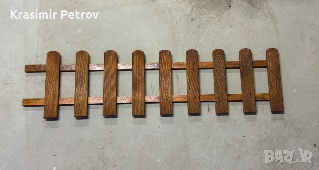 Декоративна дървена оградка – ръчна изработка  ​