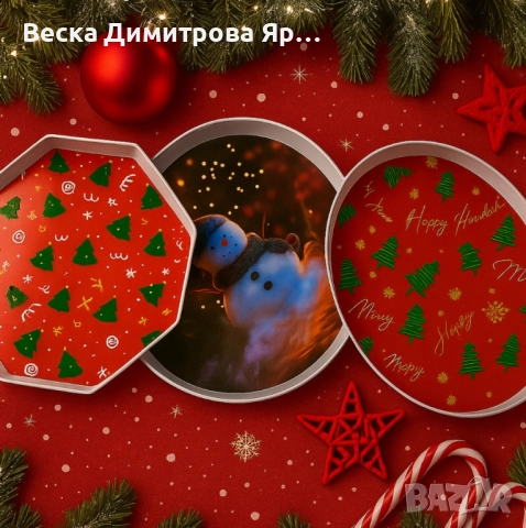 Практична Коледна табла с елхички, снимка 4 - Други - 52052381