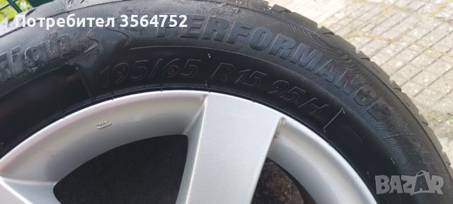 Алуминиеви джанти с гуми, снимка 3 - Гуми и джанти - 45453853