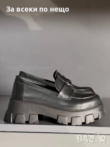 Prada Дамски Черни Ежедневни Обувки Прада Код E1089, снимка 3 - Дамски ежедневни обувки - 52487351