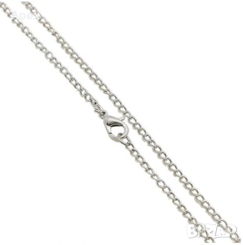 Стоманена Верижка за Джобен Часовник 37см. Масивен Сребрист Кюстек. Здрави и Стилни Верижки Кюстеци, снимка 5 - Джобни - 54010600