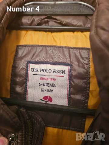 Детска грейка гъши пух U.S. Polo, снимка 4 - Детски якета и елеци - 54145920