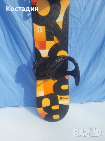 Сноуборд BURTON PROGRESSION 163Wсм. С автомати WIDE, WOODCORE, sidewall, ROCKER  , снимка 3 - Зимни спортове - 52770502