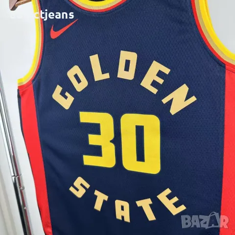 Мъжки потник Nike Stephen Curry Golden State Warriors season 2024 размер XXL, снимка 4 - Спортни дрехи, екипи - 48621541