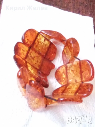 Гривна кехлебарена разтегливи 53794, снимка 7 - Гривни - 53517074