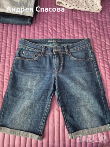 дънкови къси панталонки, снимка 4 - Къси панталони и бермуди - 50215320