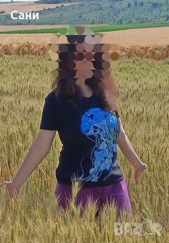 Тениска с син октопод, снимка 10 - Тениски - 51119632