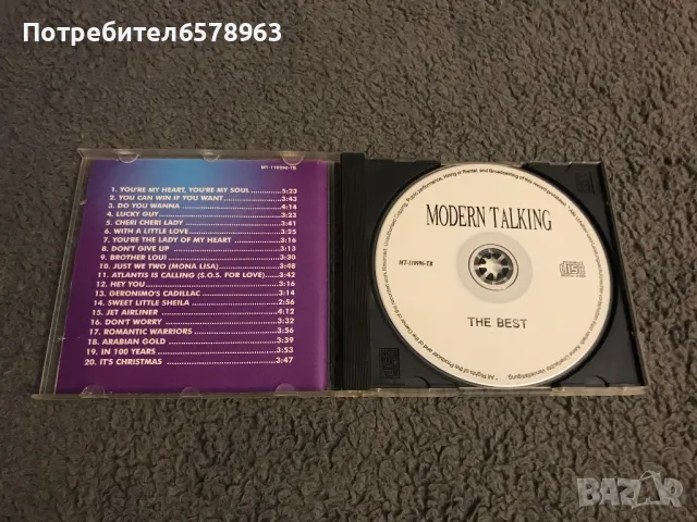 MODERN TALKING - THE BEST / SD /, снимка 2 - CD дискове - 48622979