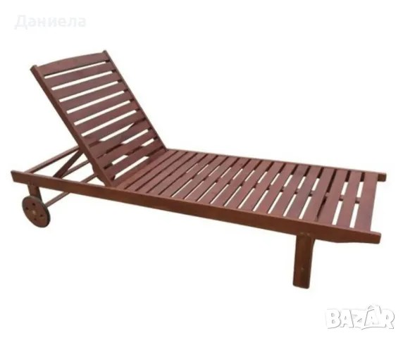 Диван Muhler Meranti с матрак и възглавница BEIGE, снимка 3 - Градински мебели, декорация  - 50277013