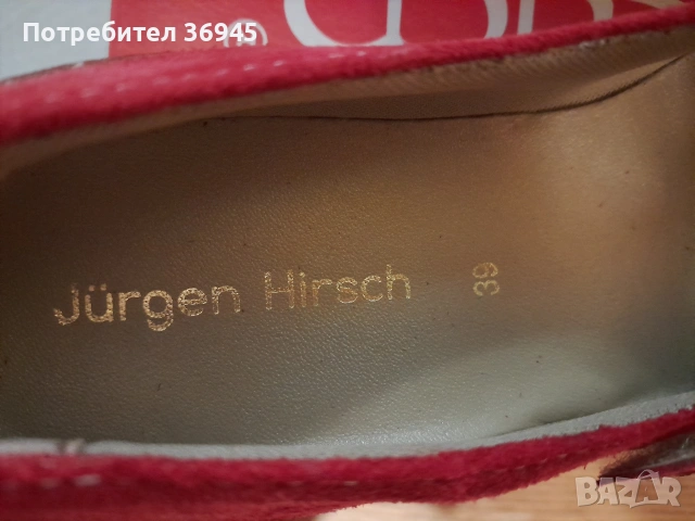 Jurgen Hirsch нови,ест.кожа,н.39, снимка 4 - Дамски ежедневни обувки - 53585016