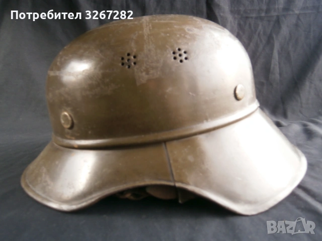 Каска,Шлем,Царство България,Противовъздушен, снимка 13 - Антикварни и старинни предмети - 53614904