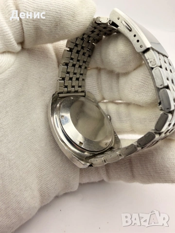 ETERNA-MATIC Automatic Date – Red Dial TV Case 70s Vintage, снимка 3 - Мъжки - 54201985