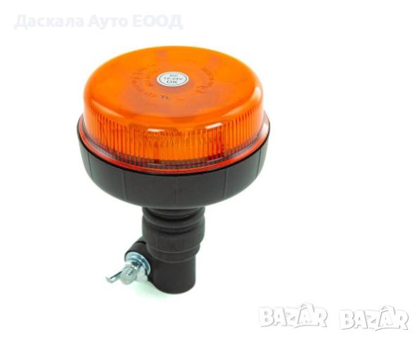 Диоден ЛЕД LED маяк буркан блиц лампа за стойка 10-30V, снимка 1 - Аксесоари и консумативи - 45747876