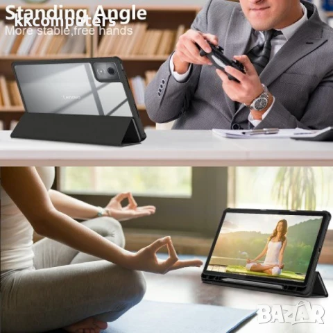 Lenovo Tab K11 Plus TB230X Auto Sleep / Wake, Кожен Калъф и Протектор, снимка 14 - Калъфи, кейсове - 51117980