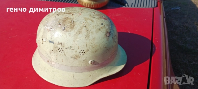  	немска алуминиева пожарникарска каска М42 фосфоресираща, снимка 5 - Антикварни и старинни предмети - 52158121