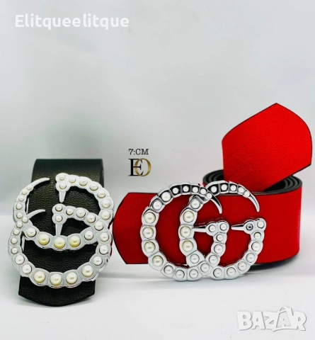 колани 7см от естествена кожа в кутия fendi dolce fabbana versace louis vuitton Gucci , снимка 4 - Колани - 52323865