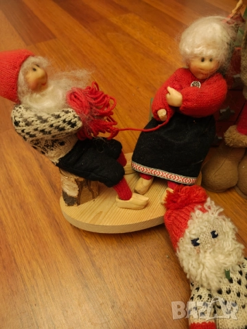 Лот коледна норвежка декорация ръчна изработка , снимка 6 - Декорация за дома - 52495856