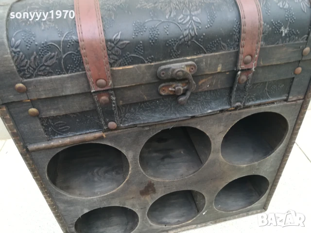 АНТИКА,КУТИЯ,САНДЪК С МЯСТО ЗА ВИНО 0206252001LCHERY, снимка 7 - Антикварни и старинни предмети - 50525206