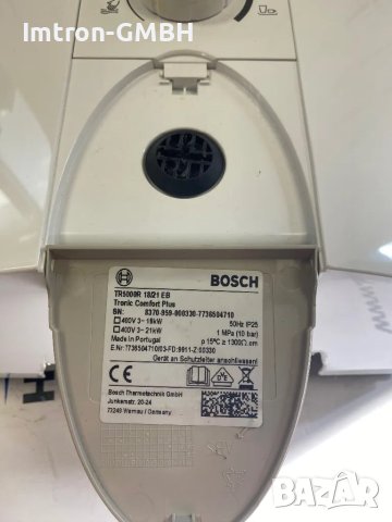 ПРОТОЧЕН БОЙЛЕР Bosch Tronic Comfort plus 5000R 18/21 EB  21 kW  400 V, снимка 7 - Бойлери - 46999268