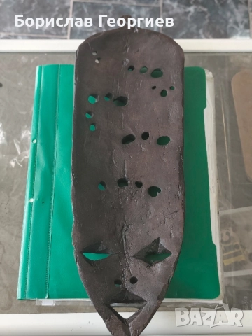 Дървена маска дърворезба, снимка 6 - Колекции - 52302774