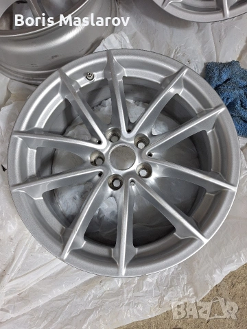 Джанти 5х112 17" BMW + датчици за налягане, снимка 2 - Гуми и джанти - 53639075