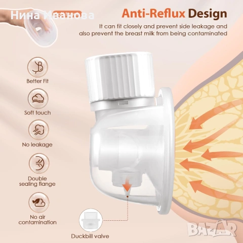 Електрическа Безжична Помпа за Кърмене, снимка 8 - Помпи за кърма - 53980980