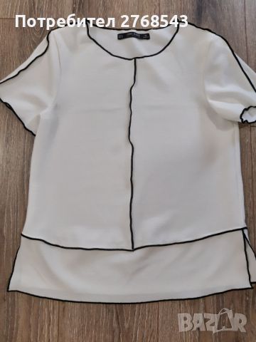 ЗАРА дамска блуза , снимка 1 - Корсети, бюстиета, топове - 46424604