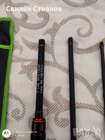 Травъл спининг+ калъф., снимка 8 - Въдици - 53809118