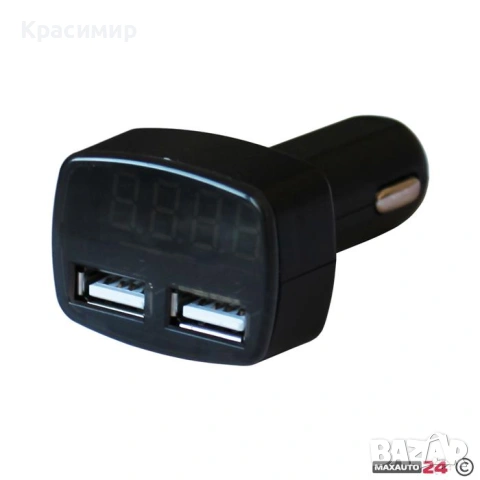 Елетрически вотметър 12/24V с 2 USB порта, снимка 7 - Аксесоари и консумативи - 53503723