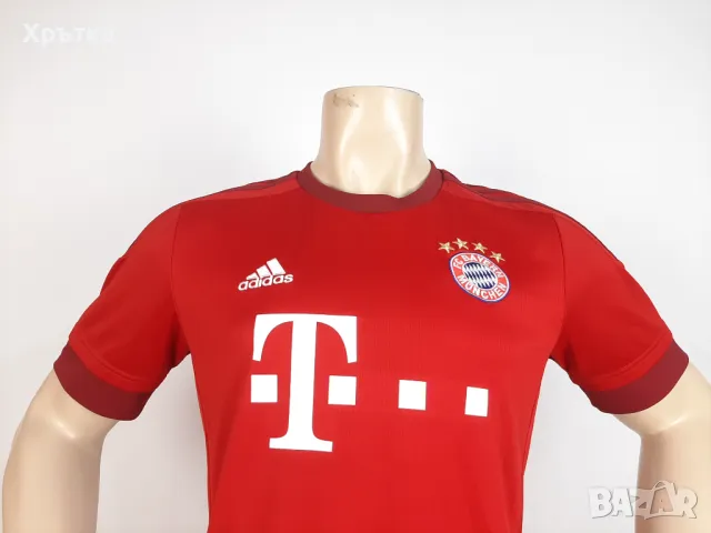 Adidas Bayern Munchen - Оригинална мъжка тениска размер M, снимка 4 - Тениски - 49554456