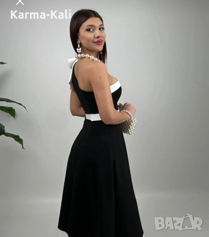 Нова рокля с панделка , снимка 4 - Рокли - 52156741