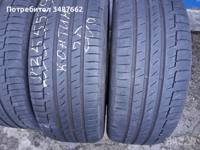 235 55 19 Континентал 4броя летни дот 2020г , снимка 2 - Гуми и джанти - 53659742