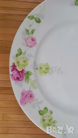 Порцеланови плата с рози - Rosenthal "Hortense", снимка 3 - Сервизи - 49874299