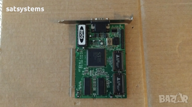Видео карта S3 Trio64 Trio 64V-4S 2MB PCI, снимка 5 - Видеокарти - 39721601