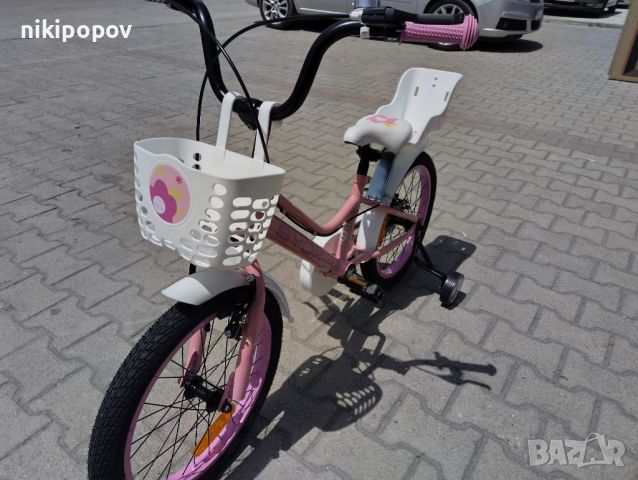 BYOX Велосипед 18" QUINCY pink, снимка 6 - Велосипеди - 46801437