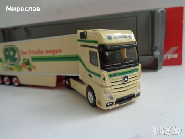 HERPA  H0 1/87 MERCEDES ACTROS КАМИОН МОДЕЛ ИГРАЧКА КОЛИЧКА, снимка 6 - Колекции - 46115001