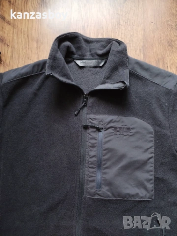 helly hansen full zip fleece - страхотен мъжки полар S, снимка 2 - Спортни дрехи, екипи - 53097451