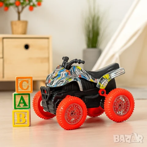 Акробатичен мотор с музика и светлини – за безброй каскади и забавления, снимка 2 - Коли, камиони, мотори, писти - 51063497