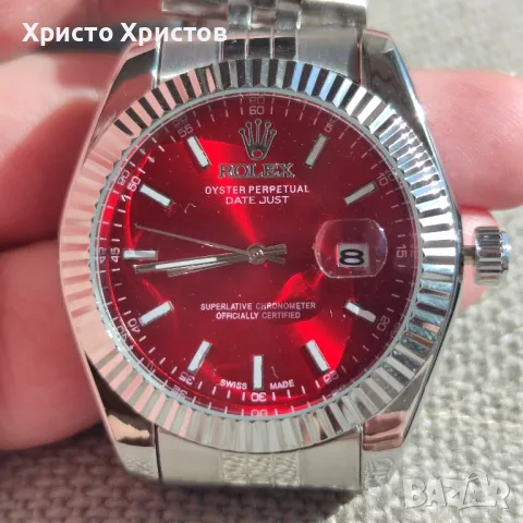 НА ЕДРО!!! Мъжки луксозни часовници Rolex Oyster Perpetual Datejust , снимка 11 - Мъжки - 47015533